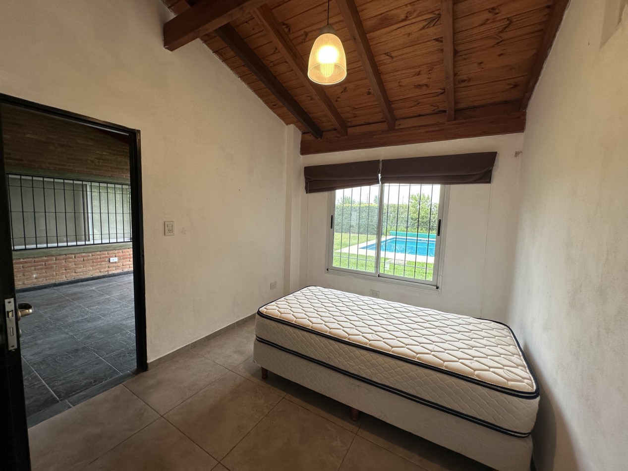 Alquiler Chalet 3 dorm con piscina y quincho